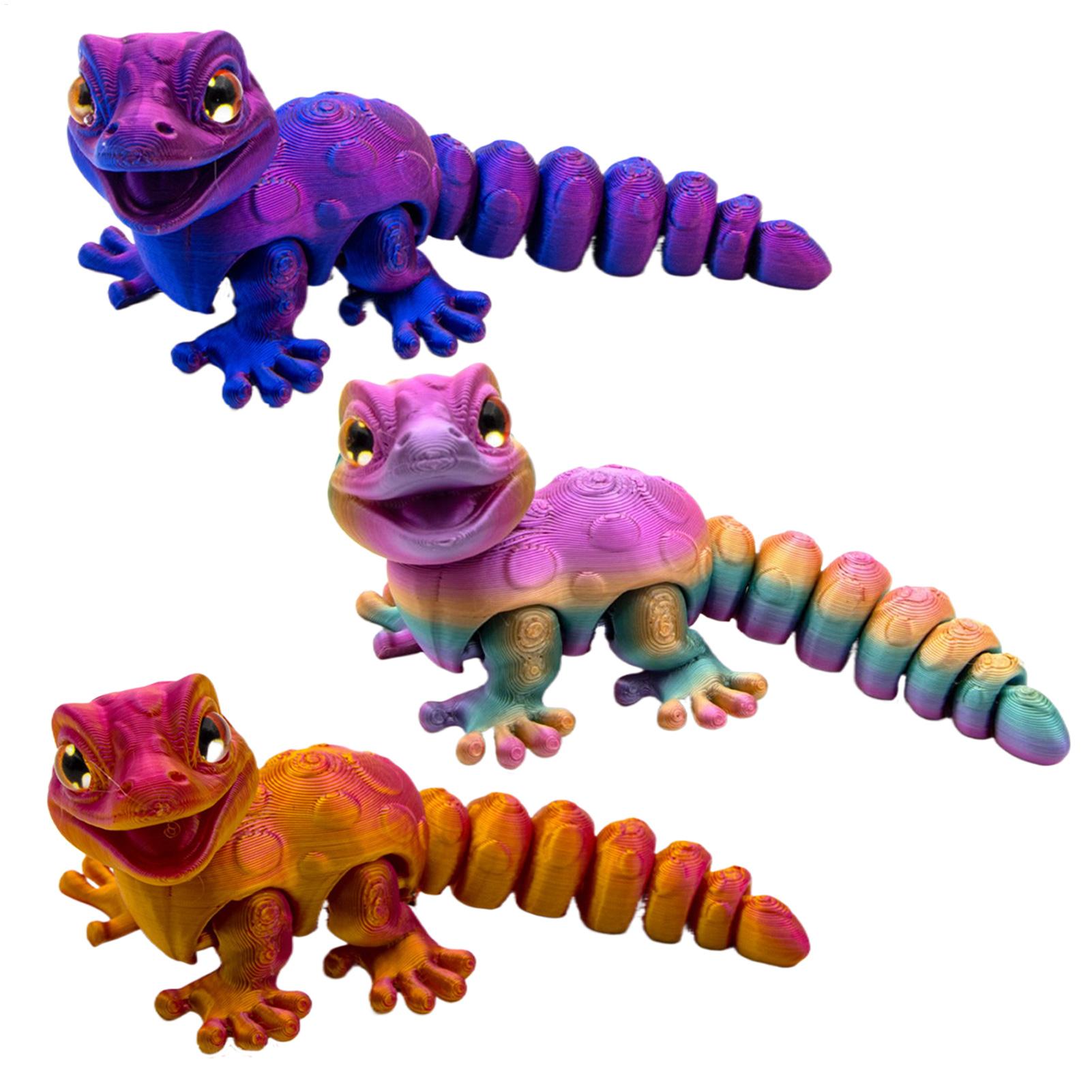 3D Printing Lizard - 3D 프린팅 도마뱀 피규어 장난감, 아이들,