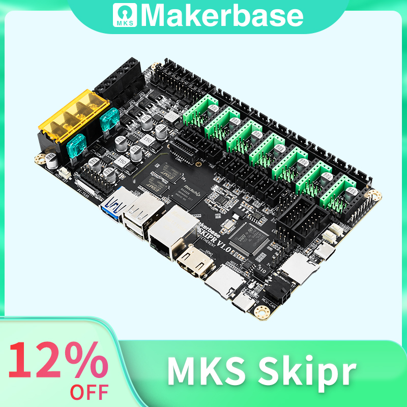 Raspberry Pi 3D Print - Makerbase MKS SKIPR 3D 프린터 보드