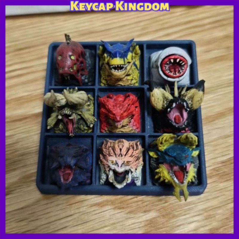 3D Printing Keycaps - 몬스터 헌터 드래곤 레진 커스텀 키캡