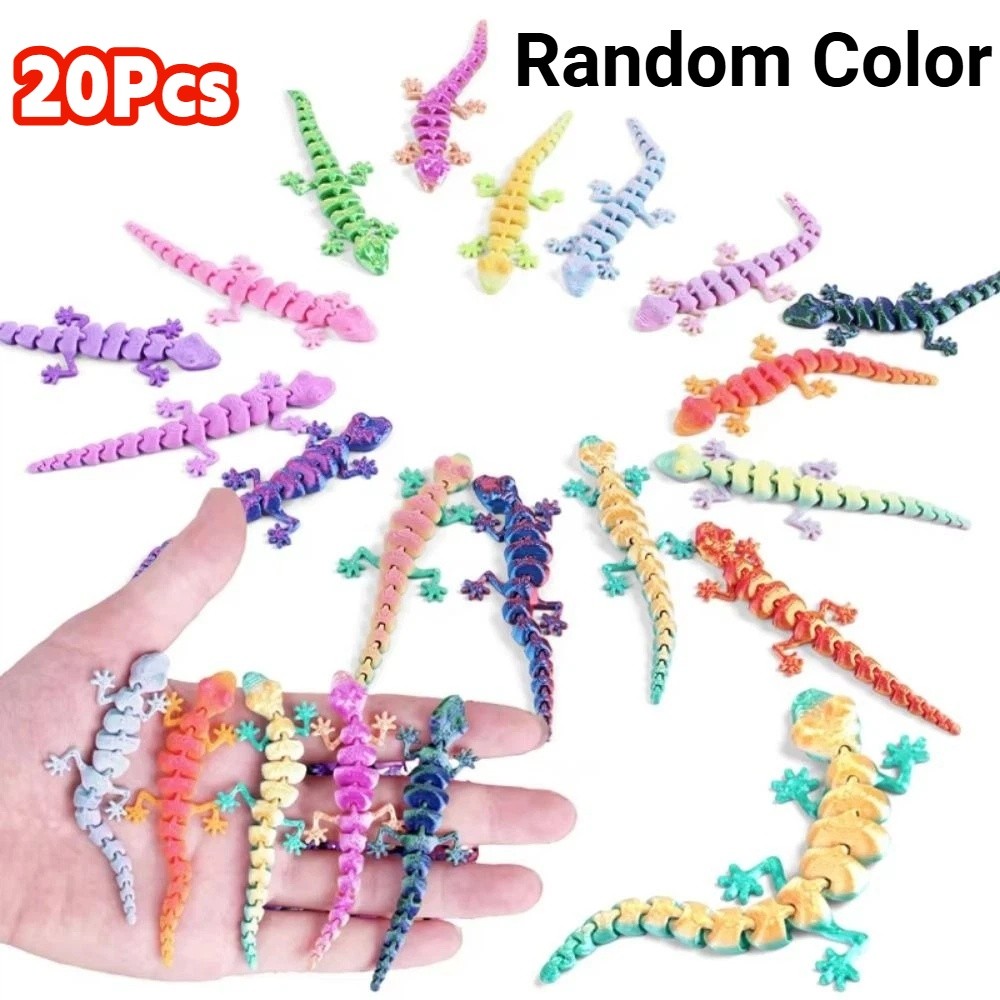3D Printing Lizard - 20개입, 창의적인 3D 프린팅 기법으로 제작된