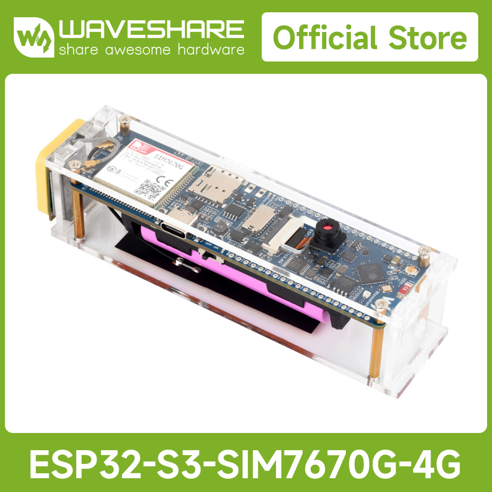 Raspberry Pi 3D Print - Waveshare ESP32-S3 SIM7670G 4G 개발 보드,