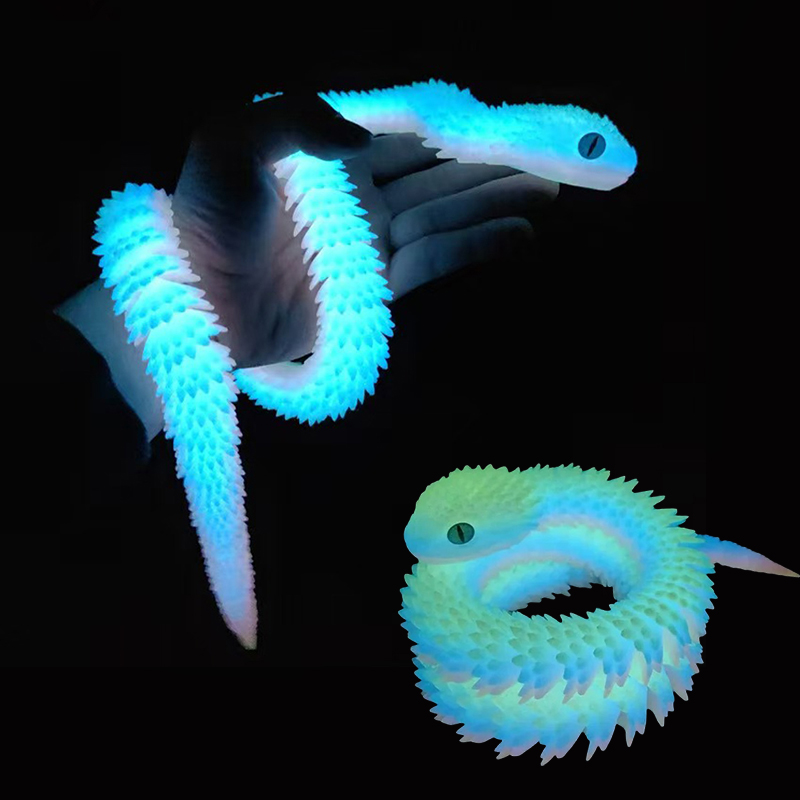 3D Printing Lizard - 30/60/80cm 3D 인쇄 빛나는 뱀 움직일
