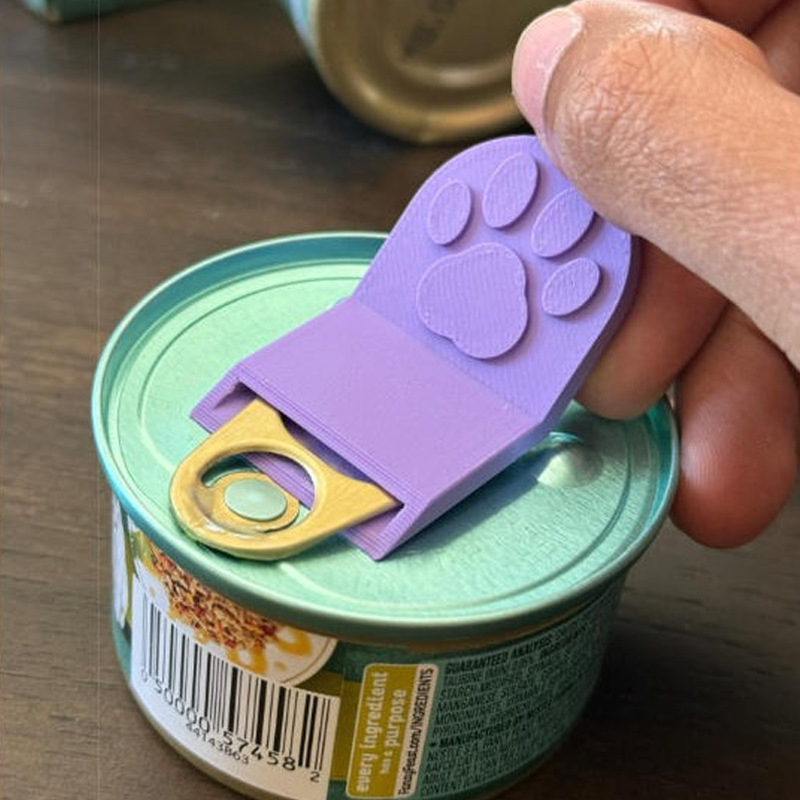 3D Printing In Food - 3D 프린팅된 창의적인 고양이 발 모양의