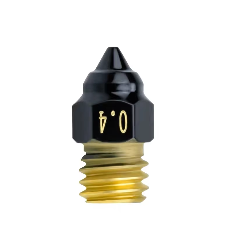 3D Printer Nozzle Brass - MK8 황동 노즐 고속 고유량 PTFE