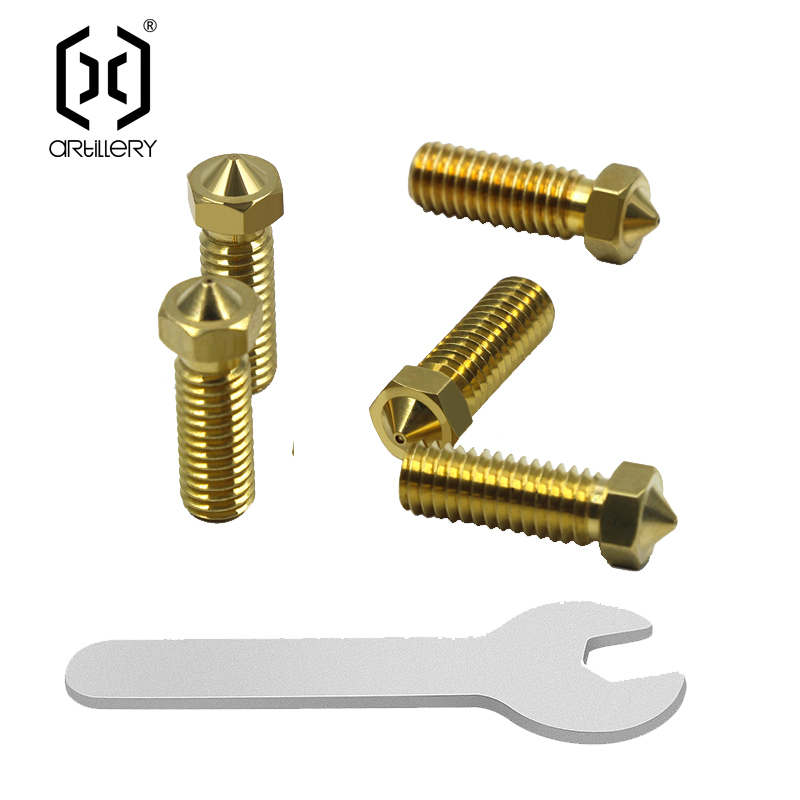 3D Printer Nozzle Brass - E3D 황동 노즐 0.2/0.4/0.6/0.8mm 도구 키트