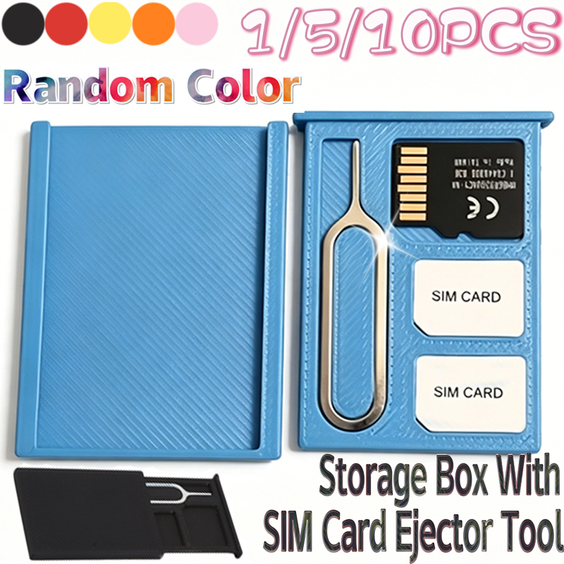 3D Printing Card - 휴대용 PLA 메모리 카드 보관함 SIM