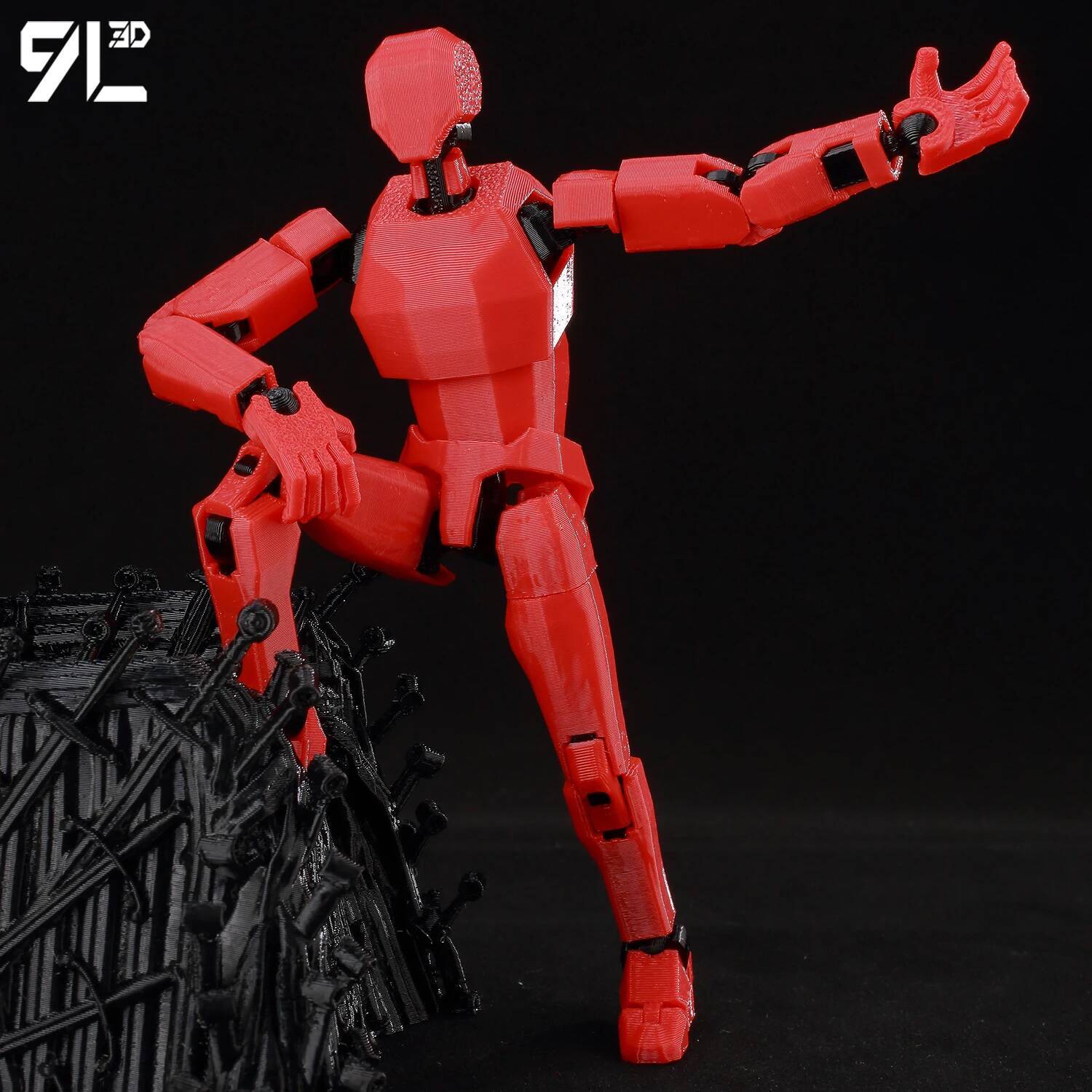 9L3D 프린트된 더미13 럭키13 T13 액션 피규어 - 3D Printing Joint 리뷰 및 가격