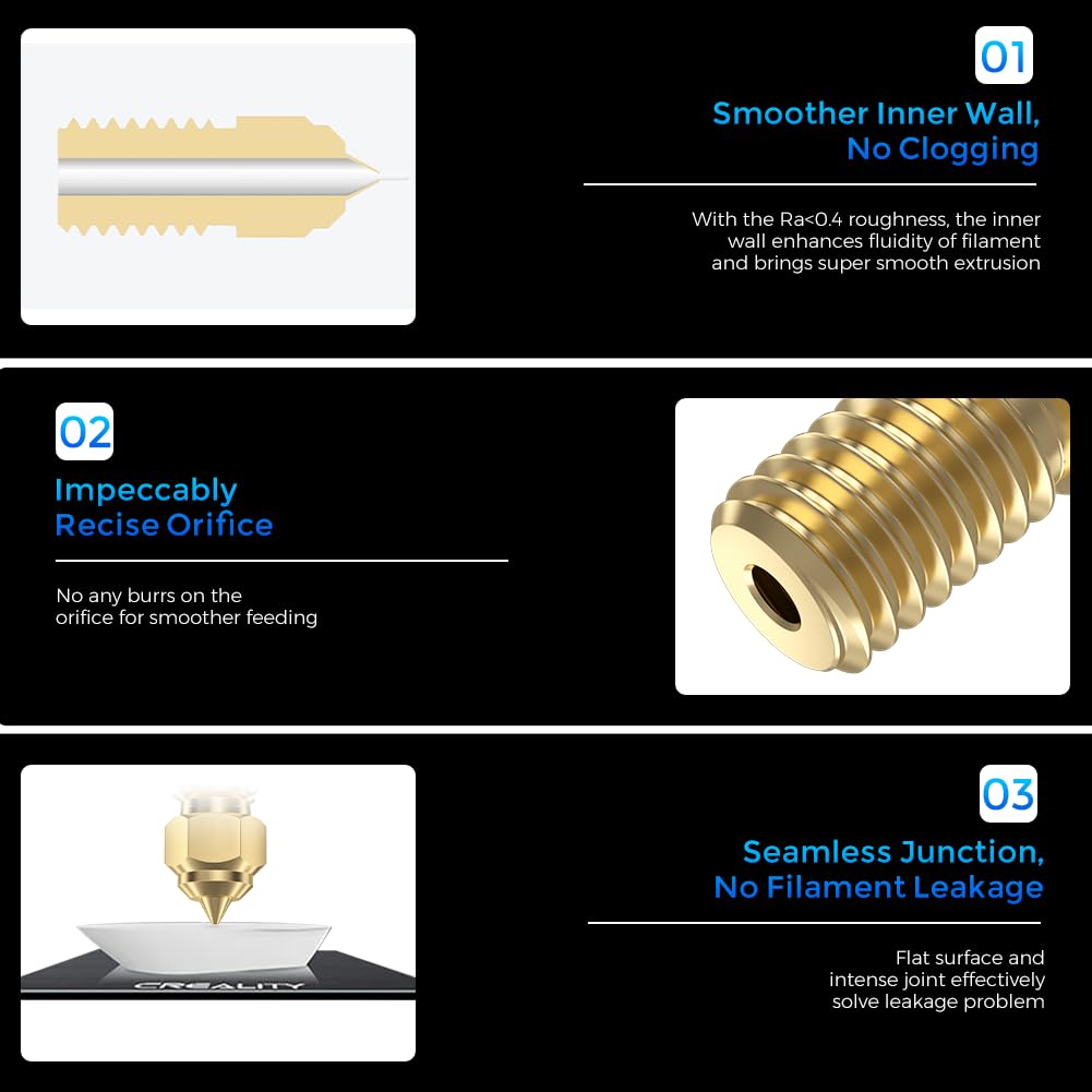 Creality Ender 3 V3 SE 공식 노즐 0 - 3D Printer Nozzle Brass 리뷰 및 가격