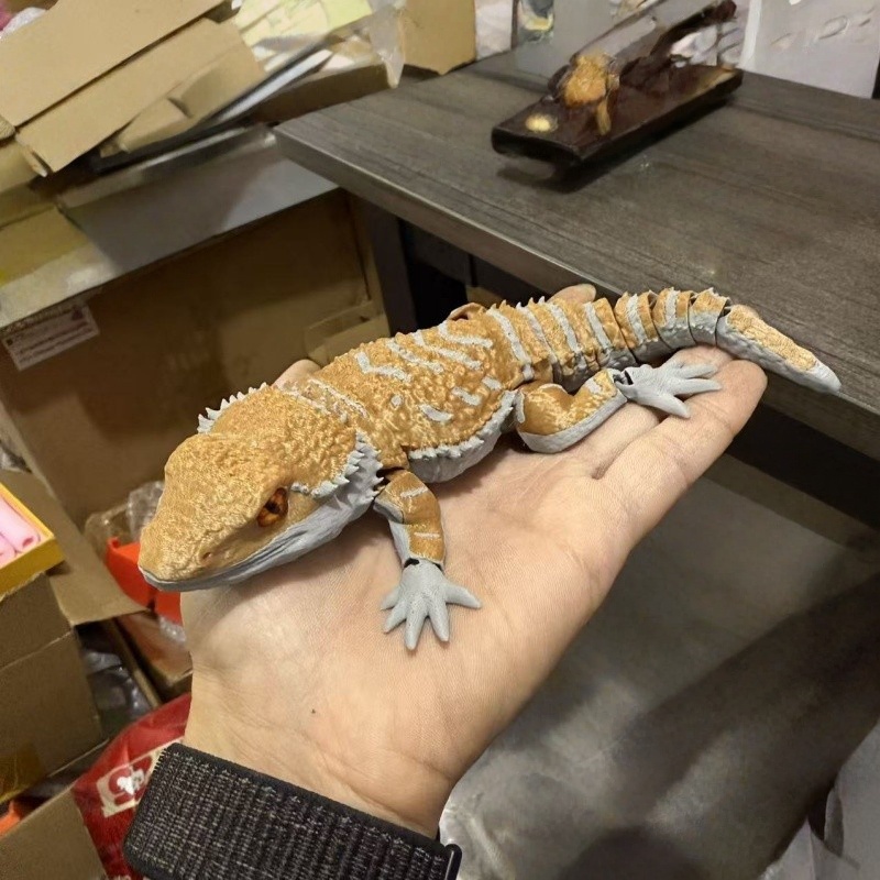 3D 인쇄 창조적 인 악어 도마뱀 파충류 모델 데스크탑 - 3D Printing Lizard 리뷰 및 가격