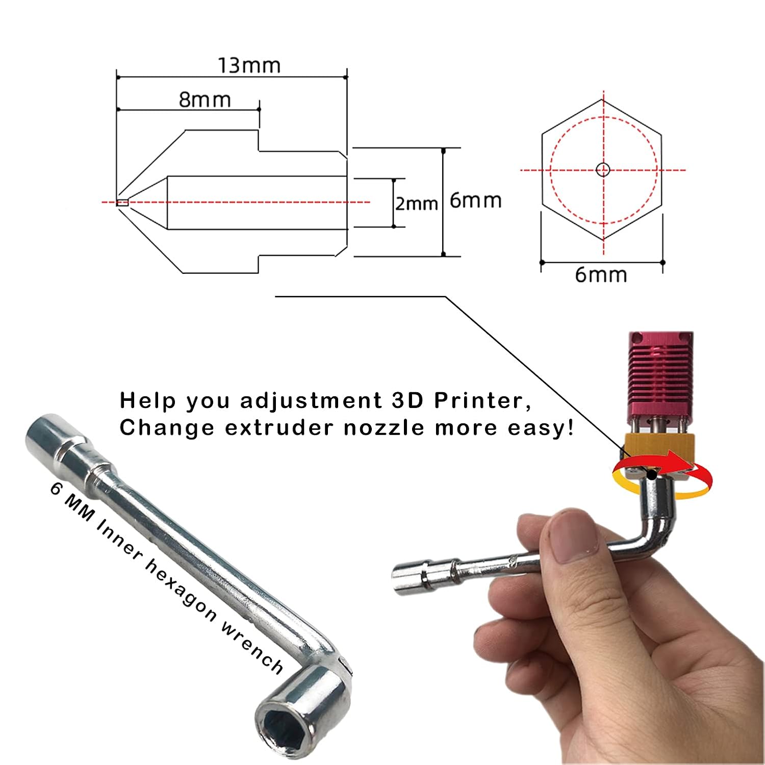 CREALITY 20개 MK8 황동 노즐 0.2/0.4 - 3D Printer Nozzle Brass 리뷰 및 가격
