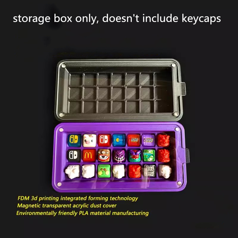 3D 인쇄 키캡 보관함, 키캡 디스플레이 박스, 방진  - 3D Printing Keycaps 리뷰 및 가격