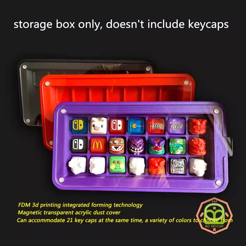 3D 인쇄 키캡 보관함, 키캡 디스플레이 박스, 방진  - 3D Printing Keycaps 리뷰 및 가격