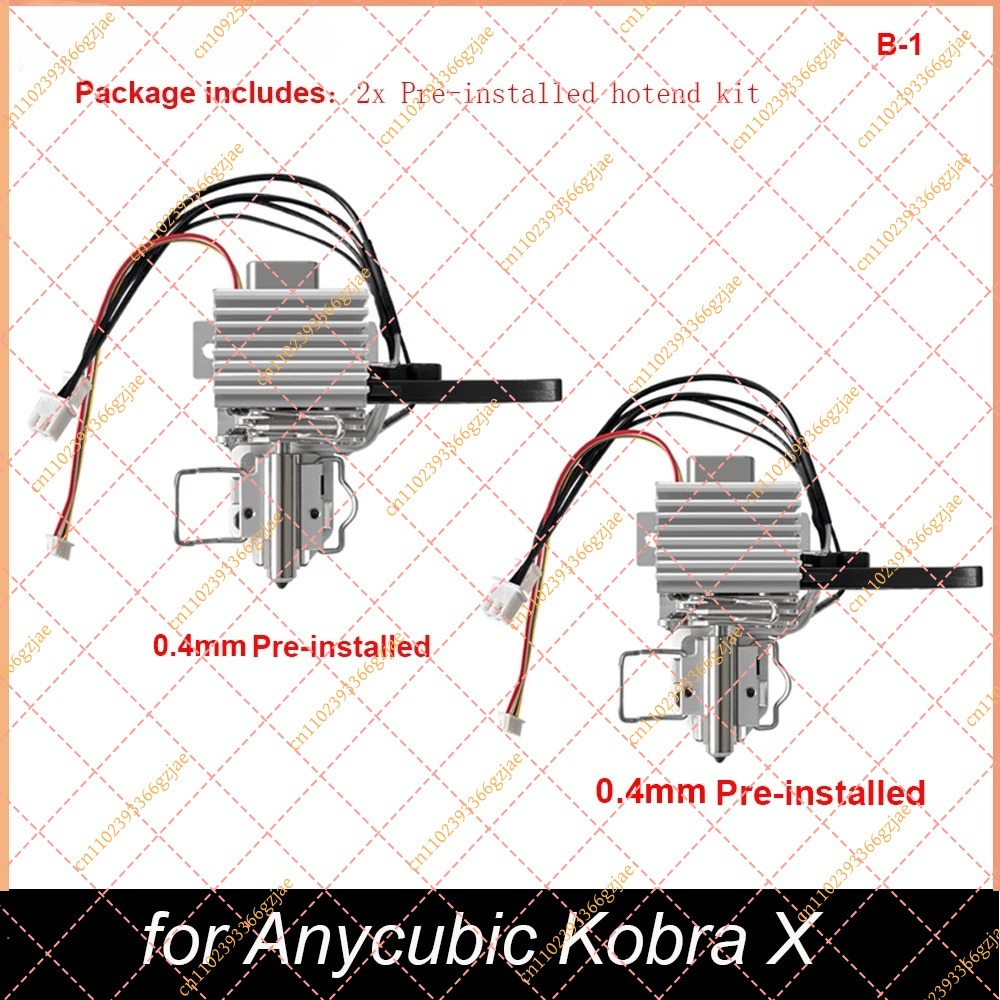 Anycubic Kobra X용 0.4mm 사전 설치된 - 3D Printer Hotend Kit 리뷰 및 가격