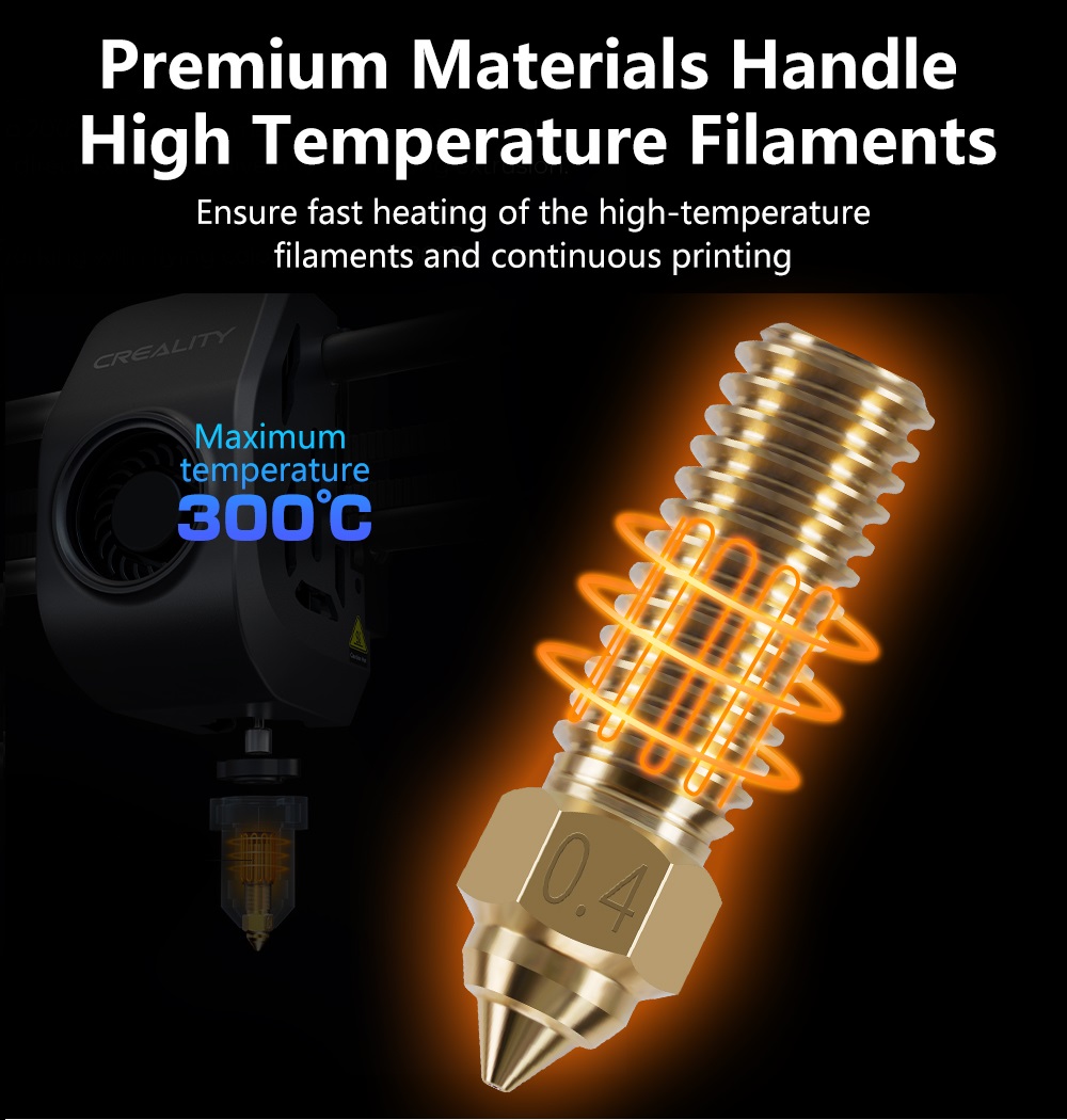 Creality K1 Max Ender 3 V3 KE  - 3D Printer Nozzle Brass 리뷰 및 가격