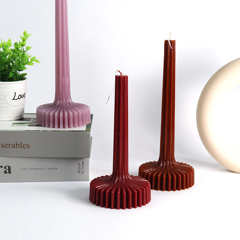 3D 꽃병 모양 양초 몰드 DIY 스트라이프 기둥 향초 - 3D Printing Pot 리뷰 및 가격