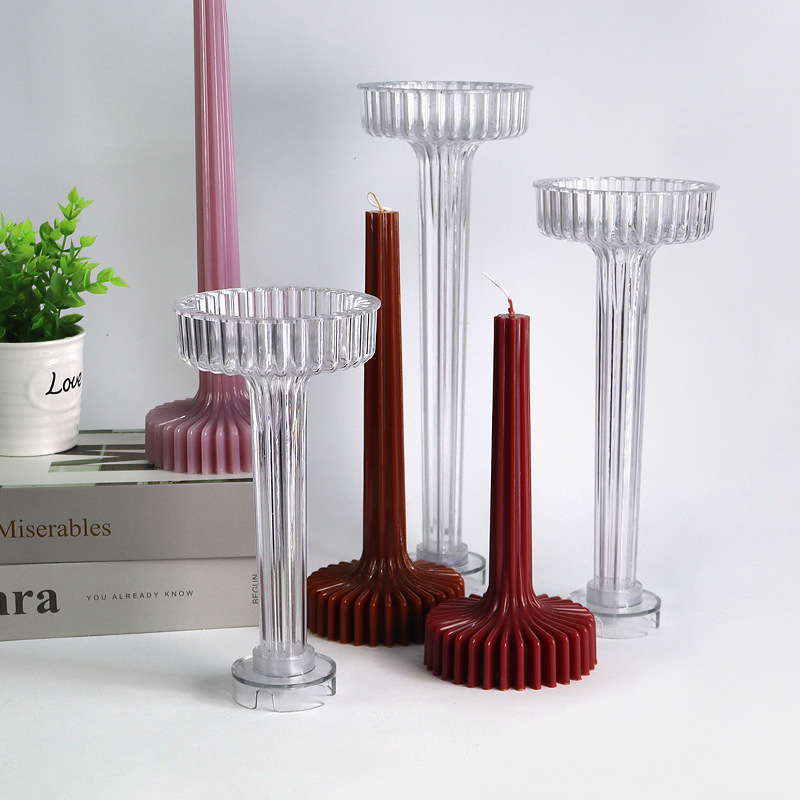 3D 꽃병 모양 양초 몰드 DIY 스트라이프 기둥 향초 - 3D Printing Pot 리뷰 및 가격