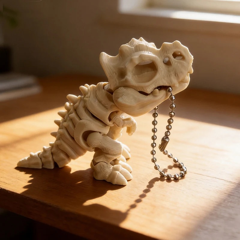 3D 프린팅된 티라노사우루스 렉스 골격 모형 – 회전  - 3D Printing Joint 리뷰 및 가격