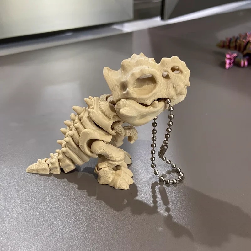 3D 프린팅된 티라노사우루스 렉스 골격 모형 – 회전  - 3D Printing Joint 리뷰 및 가격