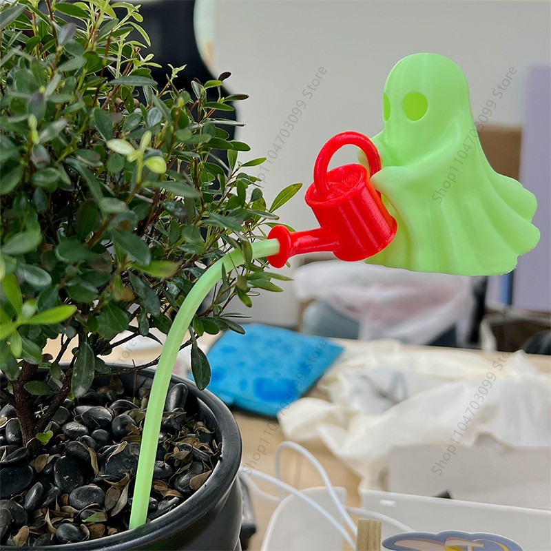야광 유령 식물 장식, 물뿌리개 장식이 있는 3D 프린 - 3D Printing Pot 리뷰 및 가격