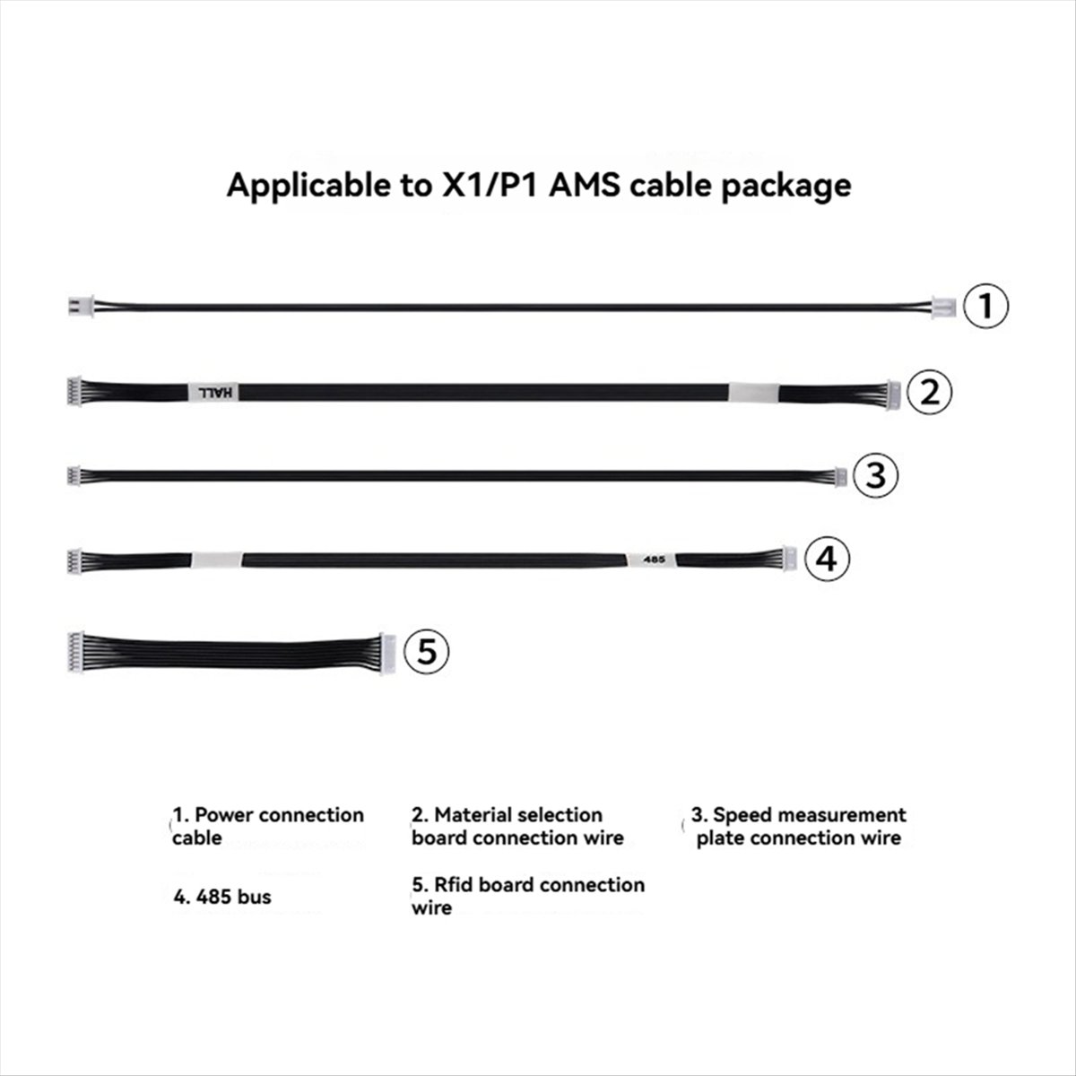 A64I 5PCS 케이블 팩 실험실 X1/P1 시리즈  - Motherboard 3D Printer 리뷰 및 가격