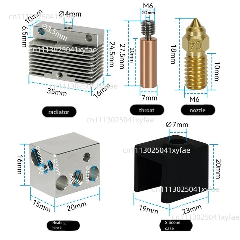 3D 프린터 핫 엔드 키트 DIY 인쇄용 가열 블록 히 - 3D Printer Hotend Kit 리뷰 및 가격