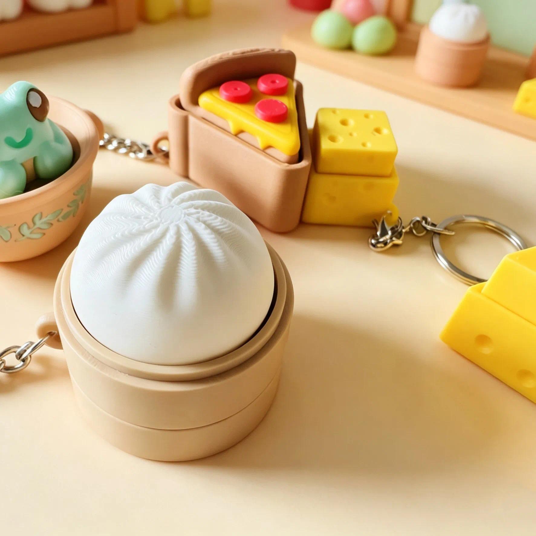 치즈 케이크 키보드 키체인 3D 프린팅 만두 모양 피젯 - 3D Printing Keycaps 리뷰 및 가격
