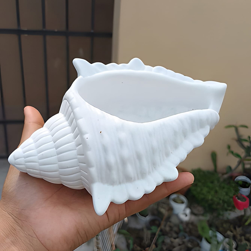 DIY 3D 조가비 모양의 실리콘 양초 금형 다육 화분 - 3D Printing Pot 리뷰 및 가격
