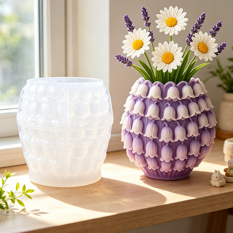 3D 은방울꽃 화병 실리콘 몰드 DIY 펜 홀더 화분  - 3D Printing Pot 리뷰 및 가격