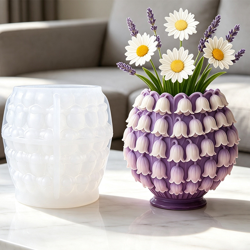3D 은방울꽃 화병 실리콘 몰드 DIY 펜 홀더 화분  - 3D Printing Pot 리뷰 및 가격