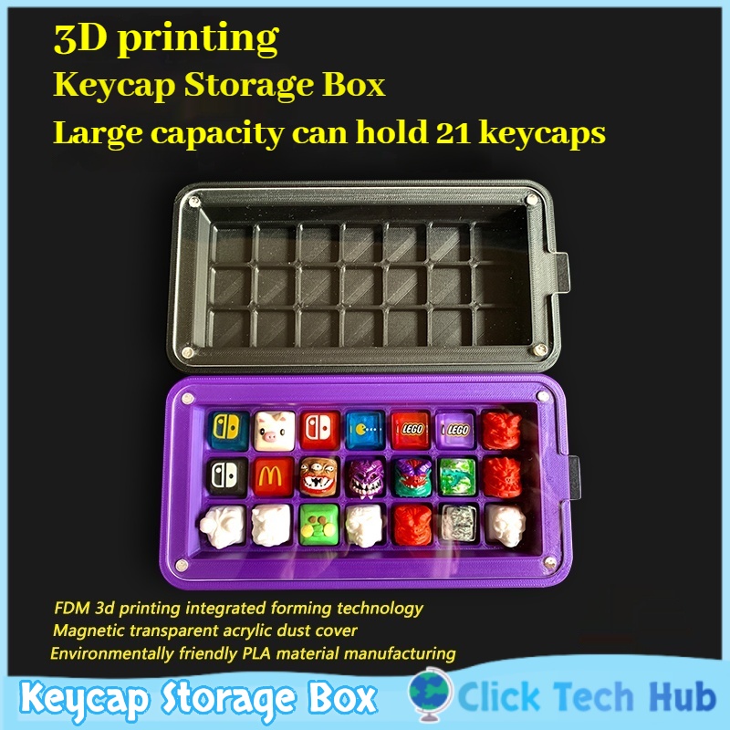 3d 인쇄 키 캡 보관 상자 키 캡 21key 디스플레 - 3D Printing Keycaps 리뷰 및 가격