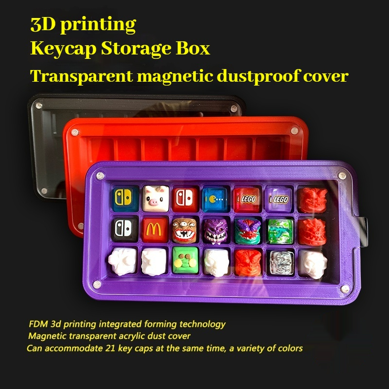 3d 인쇄 키 캡 보관 상자 키 캡 21key 디스플레 - 3D Printing Keycaps 리뷰 및 가격