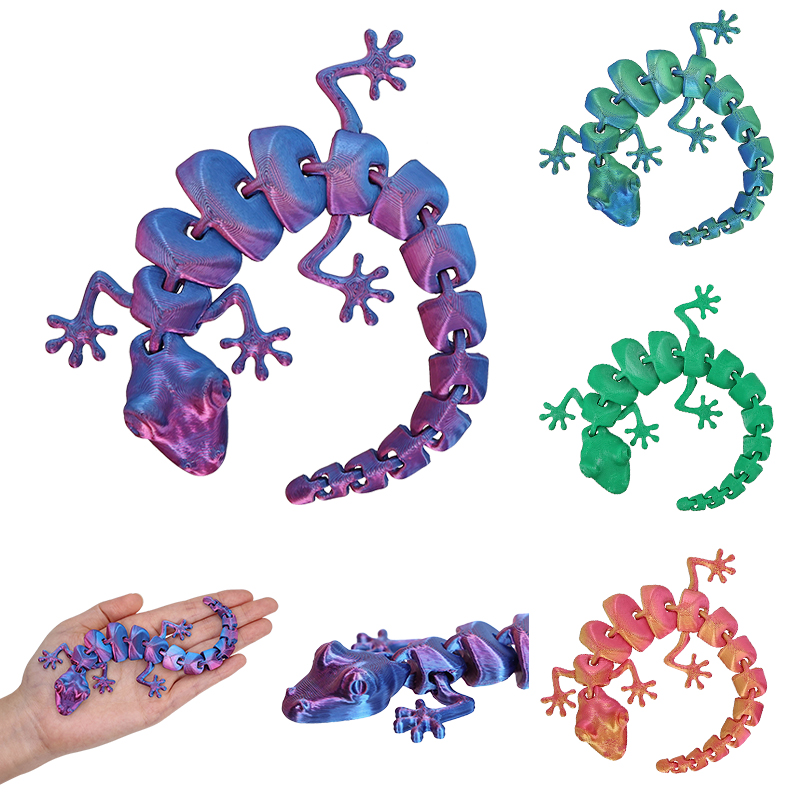 3D 인쇄 도마뱀 도마뱀 유연한 관절 동물 장식 - 3D Printing Lizard 리뷰 및 가격