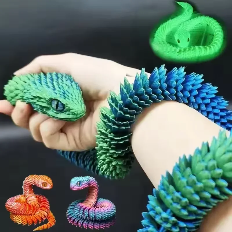 3D 인쇄 된 뱀 움직일 수있는 관절 Fidget 장난 - 3D Printing Joint 리뷰 및 가격