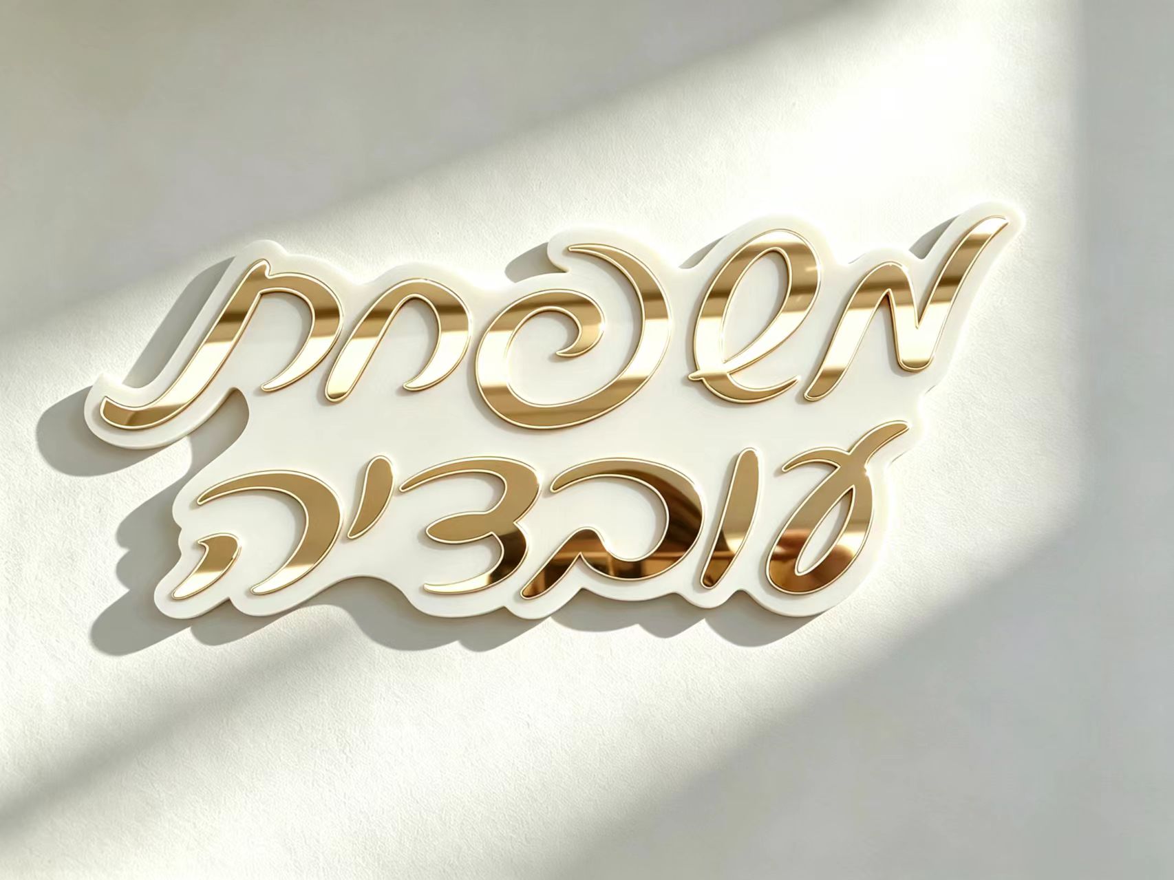 개인 맞춤형 히브리어 이름 표지판, 3D 아크릴 도어  - 3D Printing Name 리뷰 및 가격