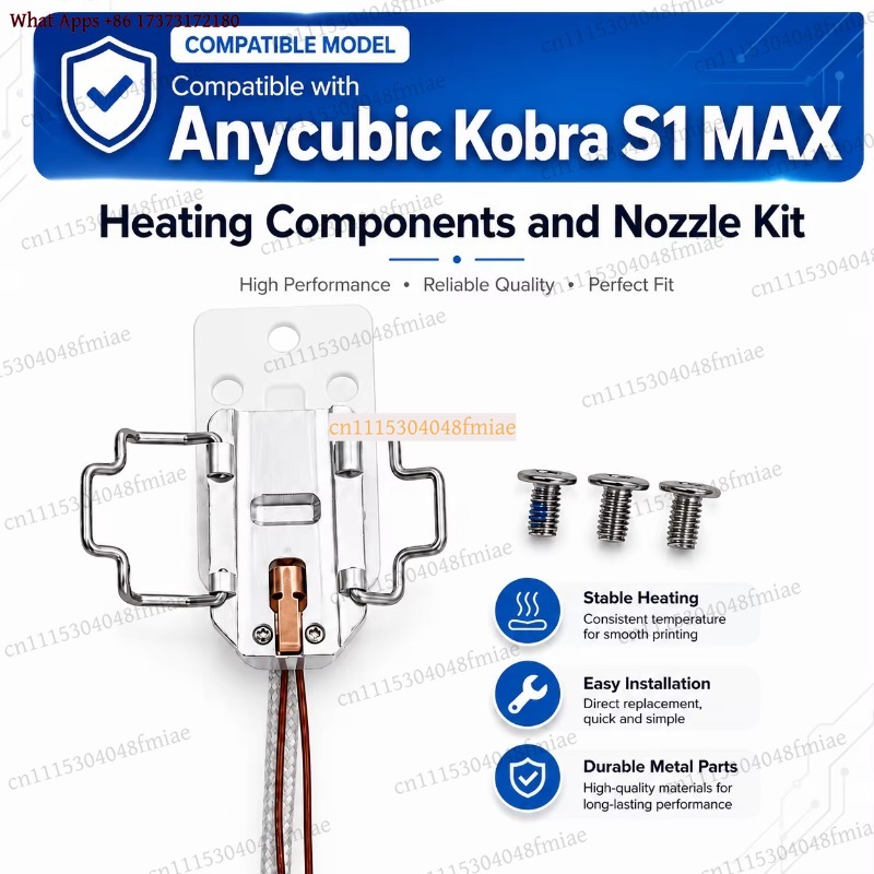 애니큐빅 코브라 S1 MAX 히팅 노즐 키트, 핫엔드  - 3D Printer Hotend Kit 리뷰 및 가격