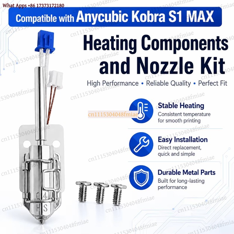 애니큐빅 코브라 S1 MAX 히팅 노즐 키트, 핫엔드  - 3D Printer Hotend Kit 리뷰 및 가격