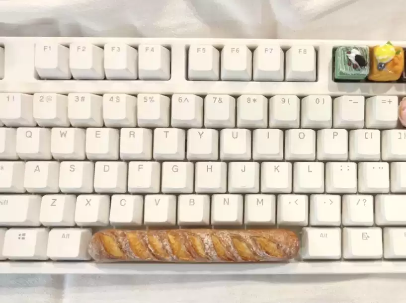 바게트 푸드 아티산 스페이스바 키캡 - 맞춤형 기계식  - 3D Printing Keycaps 리뷰 및 가격