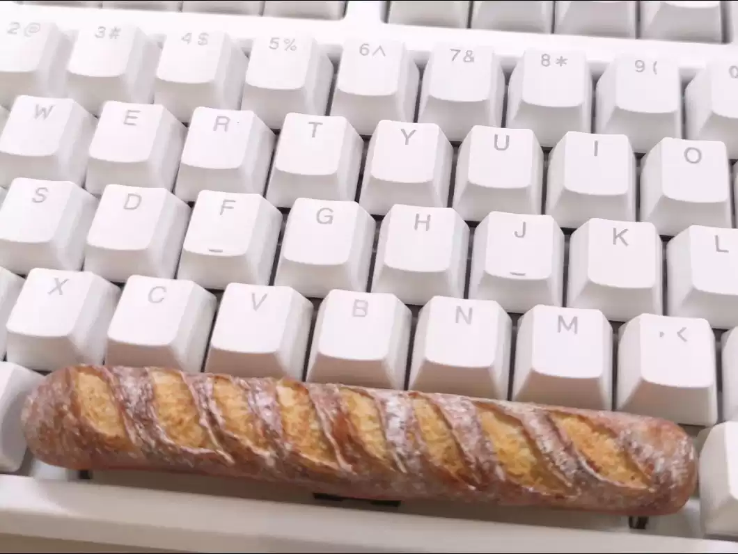 바게트 푸드 아티산 스페이스바 키캡 - 맞춤형 기계식  - 3D Printing Keycaps 리뷰 및 가격