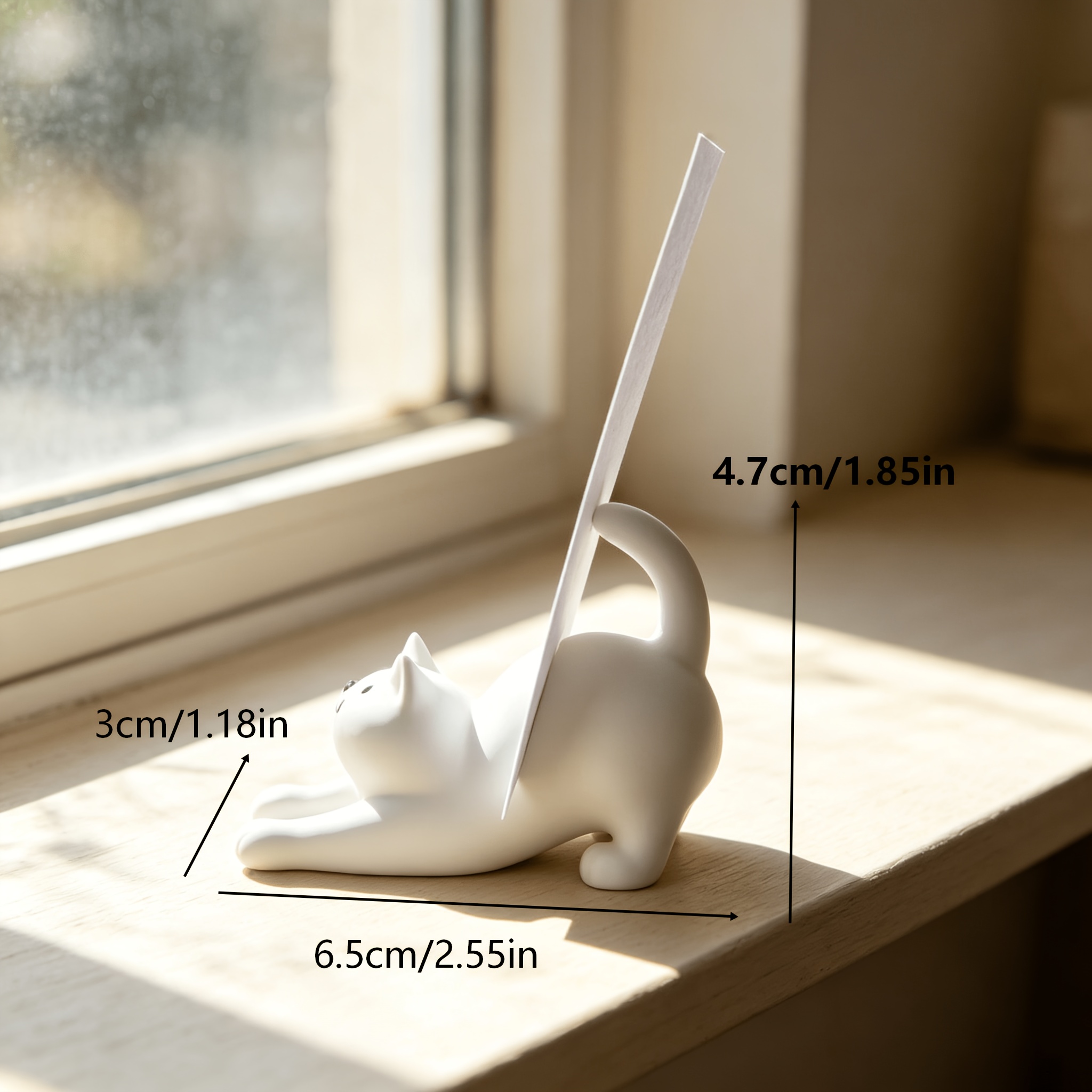 다기능 귀여운 고양이 스티커 메모 홀더 게으른 고양이  - 3D Printing Card 리뷰 및 가격